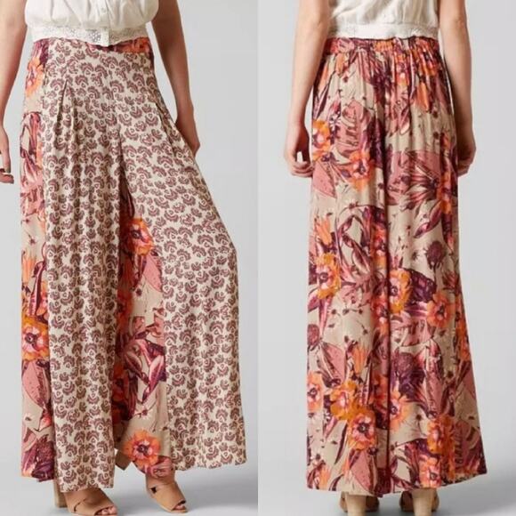 Free People Multicolor Wide Leg Pants - Picture 5 of 5